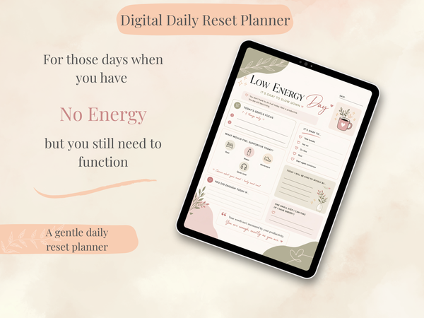 Digital Reset Planner